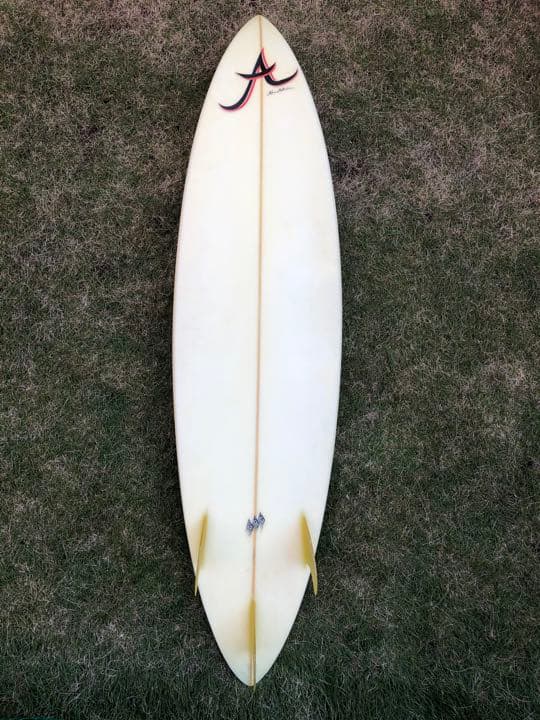 ニットケース付き ALOHA サーフボード セミガン サーフィン オンフィン