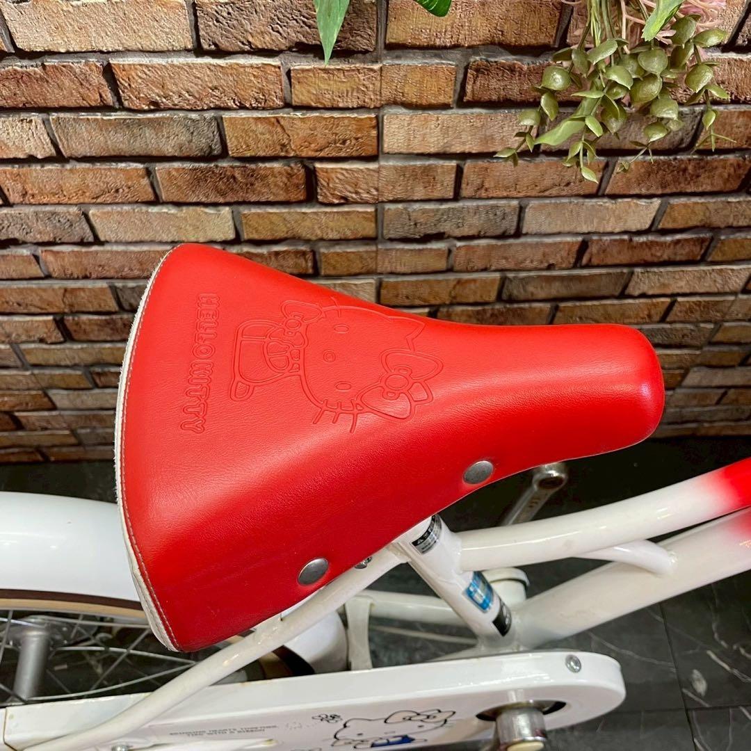 【103】子供用自転車 子供車 HELLO KITTY レッドホワイト