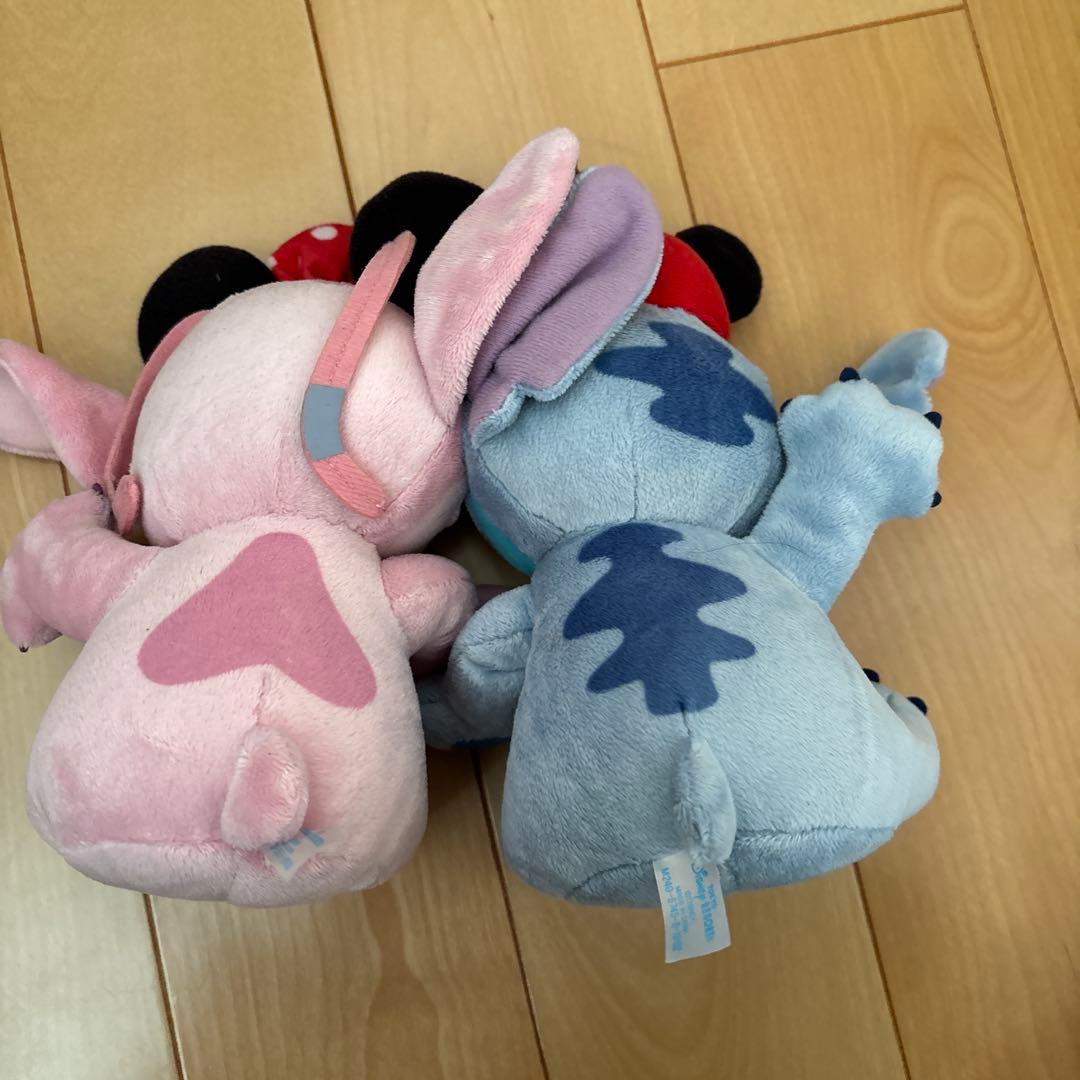 ディズニー　スティッチ エンジェル　ぬいぐるみ　スクランプ　マグネット