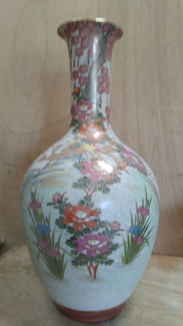 薩摩焼き、鶴首壺