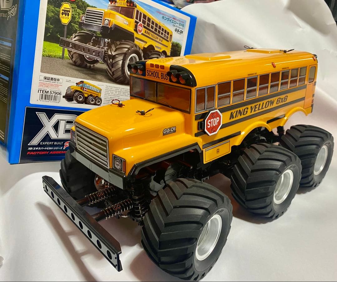 わ*り様 タミヤ　キングイエローXB　KING YELLOW 6X6 バス　G6