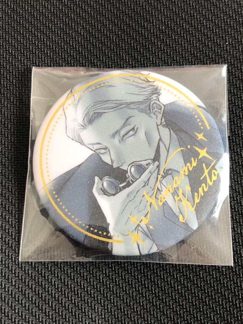 激レア　呪術　七海　金箔押しサイン　缶バッジ