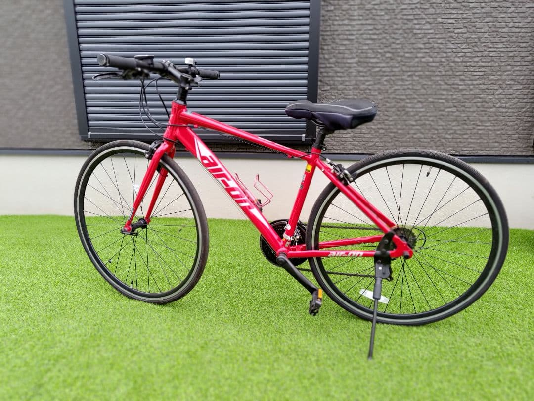 AIR ON クロスバイク レッド小さめサイズ