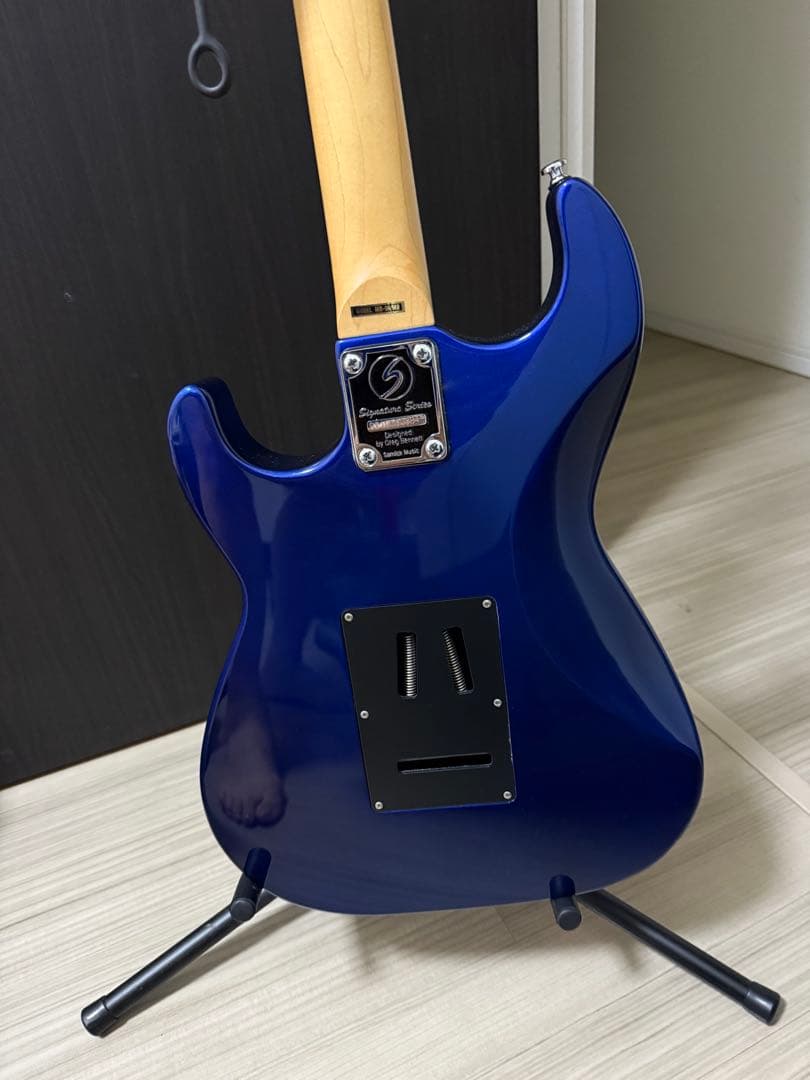 グレッグベネット Malibu MB-50エレキギター 青