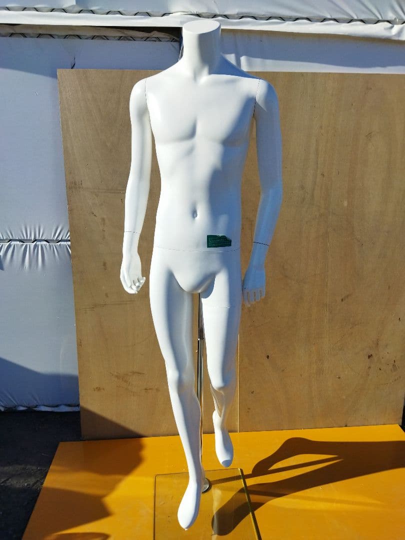 男性用マネキン トルソー 約53×50×H180cm　人形　等身大