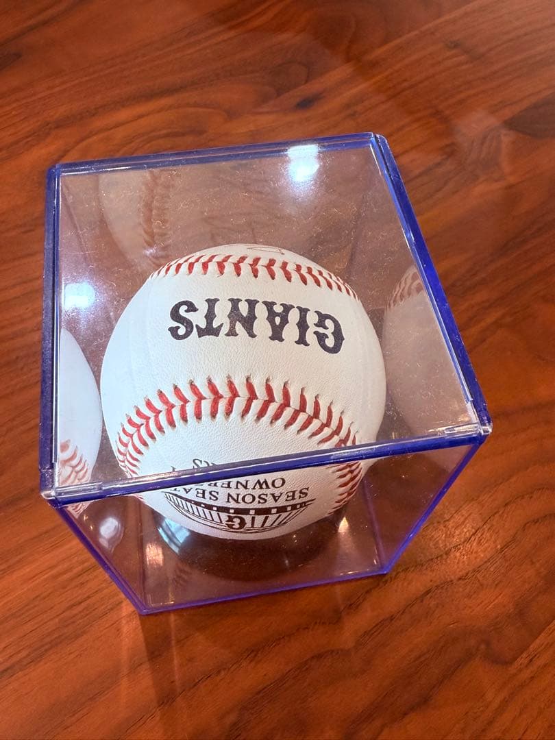 亀井善行 直筆サインボール シーズンシートオーナー限定 ジャイアンツ 非売品