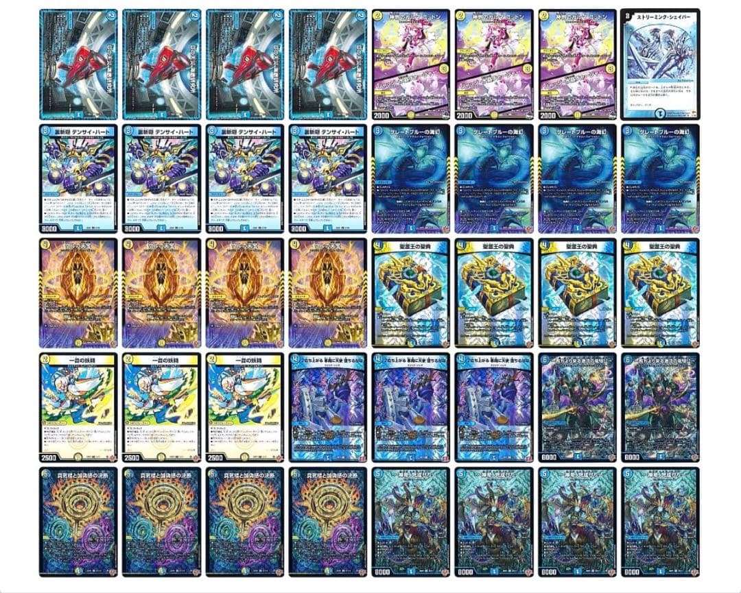 【追跡付き】CS優勝構築 最新 青白神帝 ドロマー神帝 デッキ