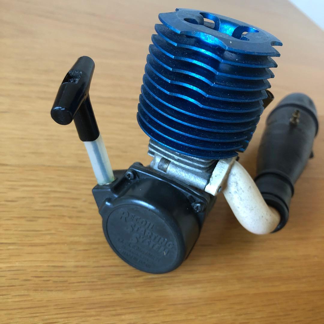 菜*花様 OS MAX 18CV-Rエンジン 青 ジャンク