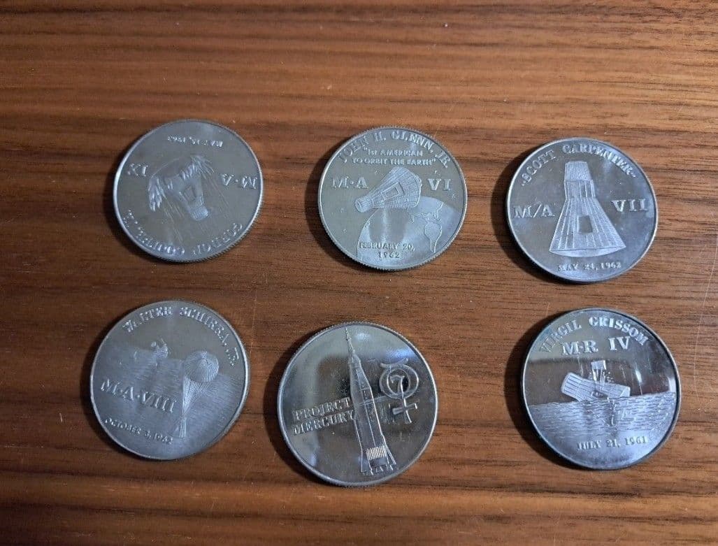 希少レアヴィンテージ1964年 宇宙探査 セット 6枚