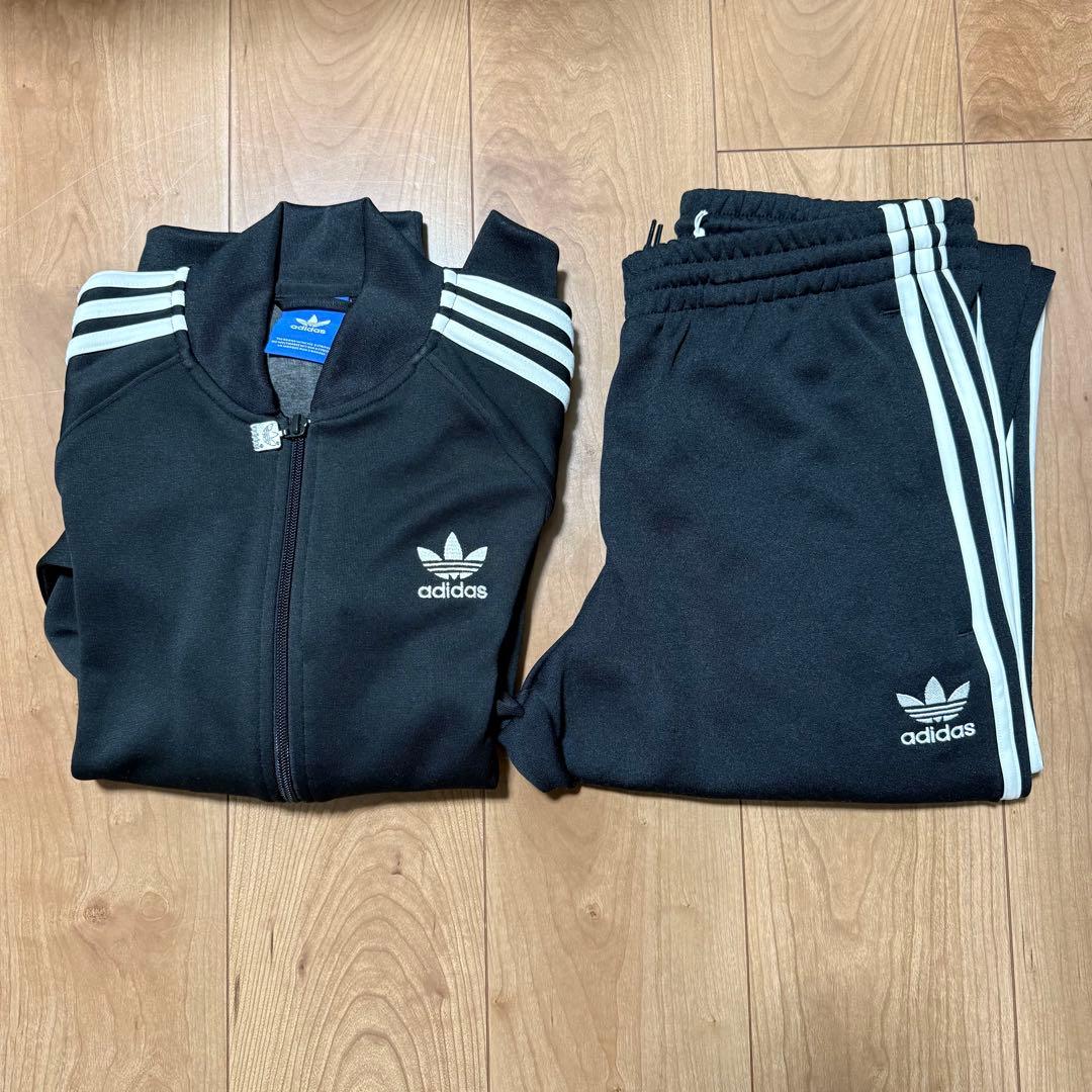 adidas Originals セットアップ L 新品未使用 黒 三本線