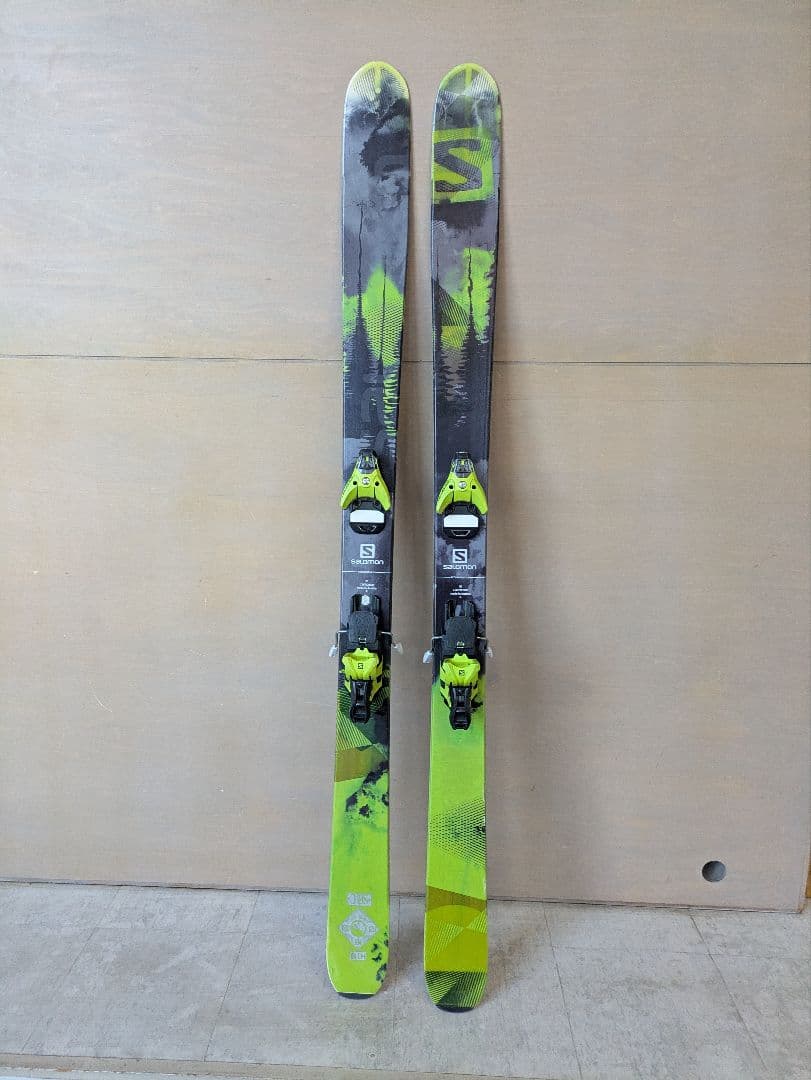Salomon スキー 板 グレー/グリーン