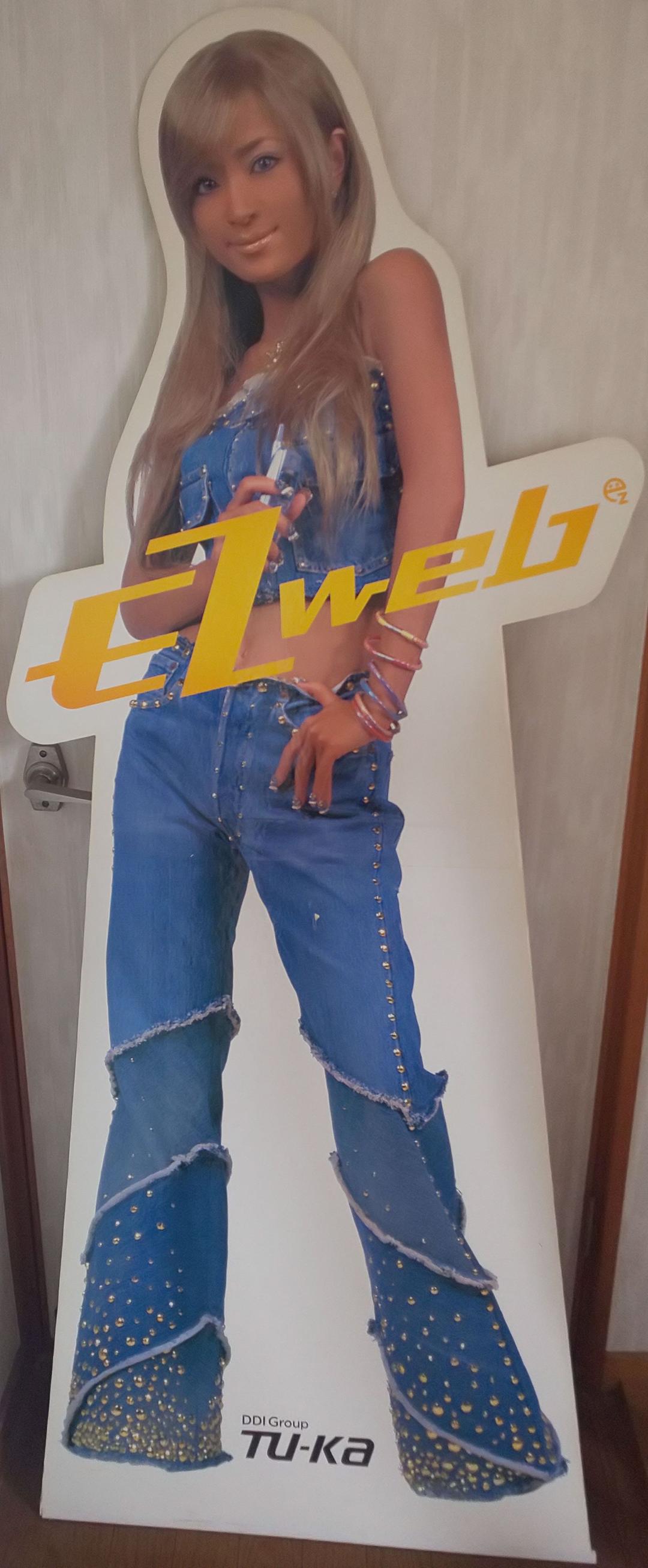 浜崎あゆみ TU-KA 店頭用宣伝等身大POP非売品！激レア！