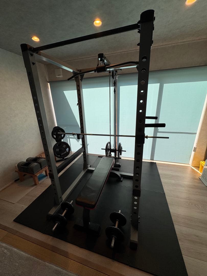 〈引き取り限定〉　パワーラック、パワーブロック等トレーニング機器一式