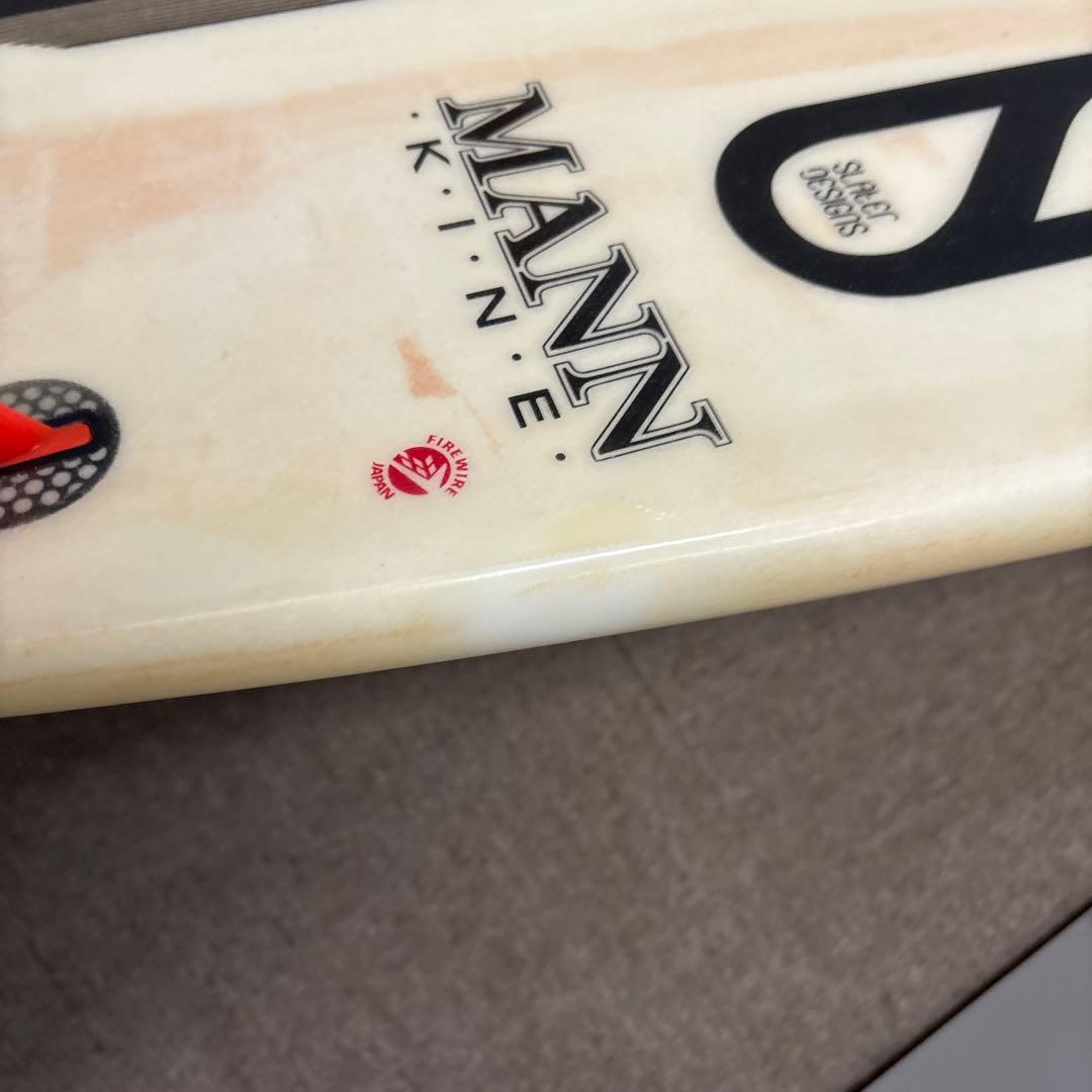 ファイヤワイヤーNO-BRAINER MANN サーフボード 5'8\" 使用感有
