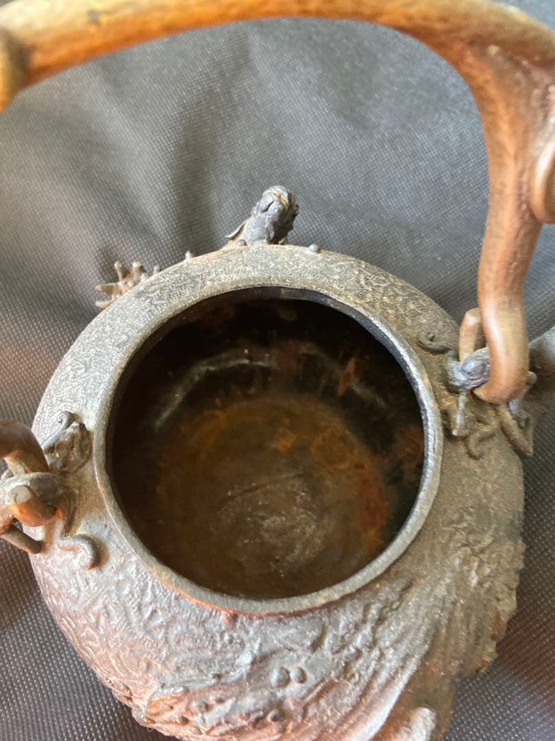 shopping　茶道具 鉄瓶　亀文堂鉄壺　鯉のぼり