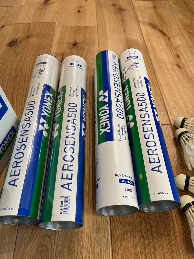 YONEX AEROSENSA 500,400中古シャトル　260個　箱入
