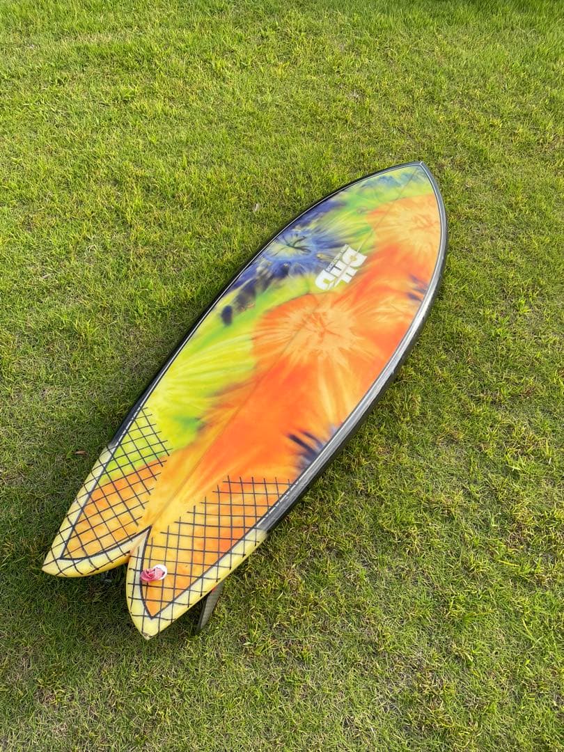 DHDサーフボード　ミニツイン フィッシュ　5'5