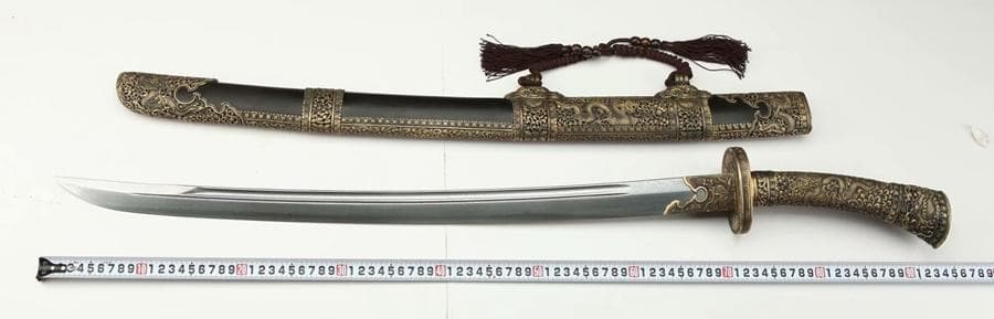 騰竜刀 模造刀 居合刀 武士道 武具 漢剣 唐刀 龍泉剣 手鍛造打