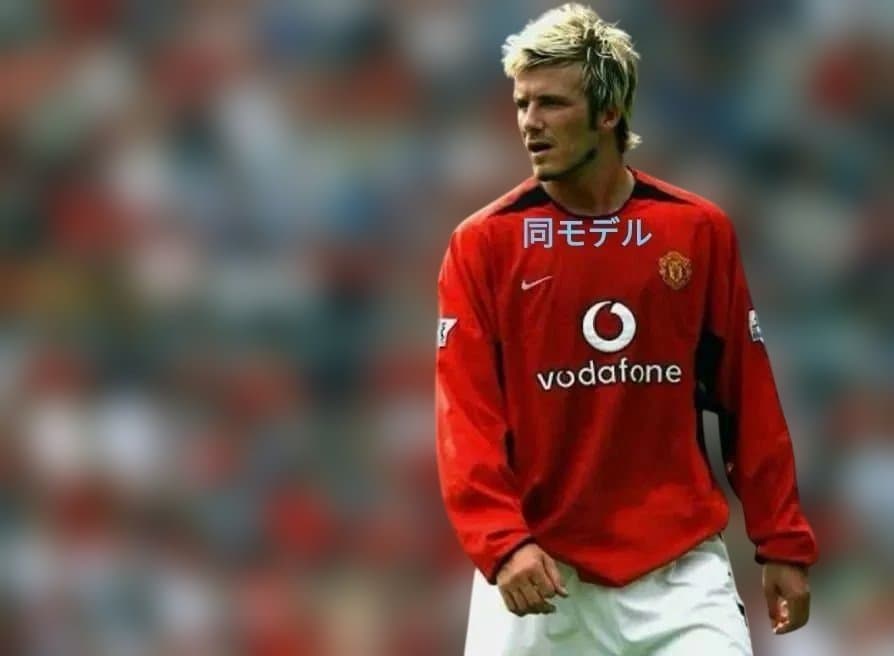 Nike刺繍 正規 Sマンチェスター プレミア腕章長袖ベッカムボーダフォン　良品