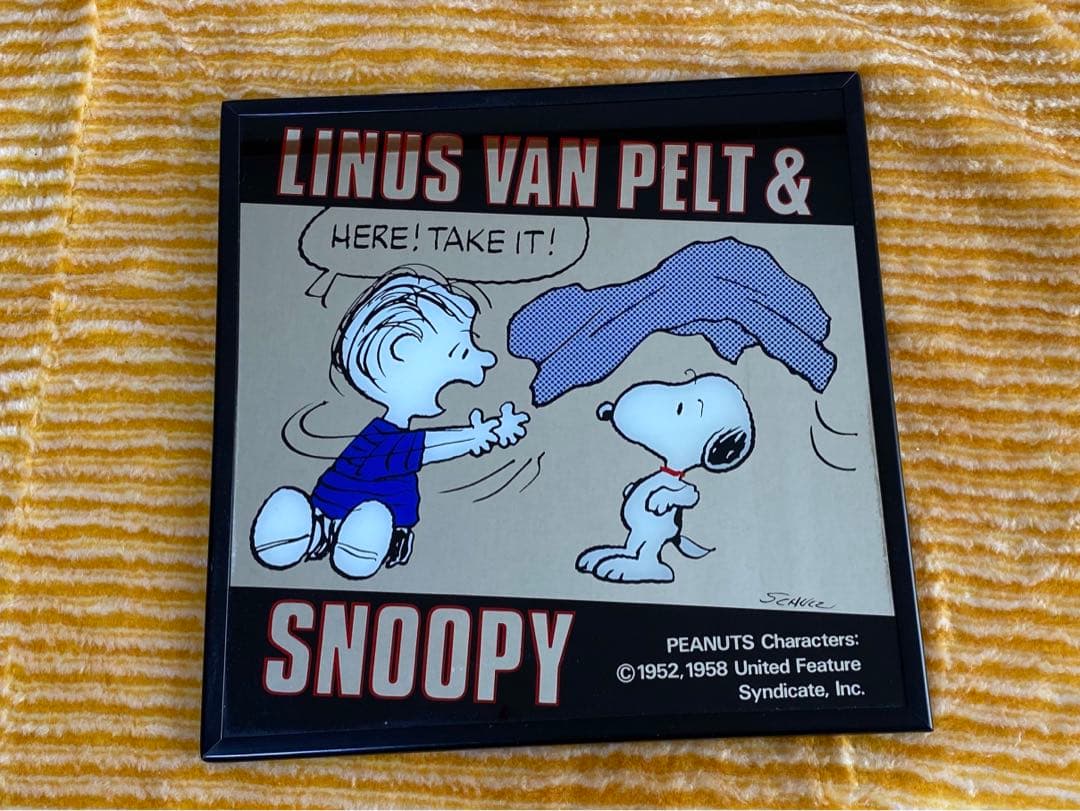 昭和レトロ！ヴィンテージ！美品 SNOOPY スヌーピー パブミラー