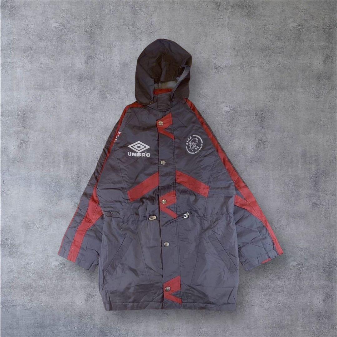 90s90年代UMBRO アンブロajax アヤックスベンチコートA69