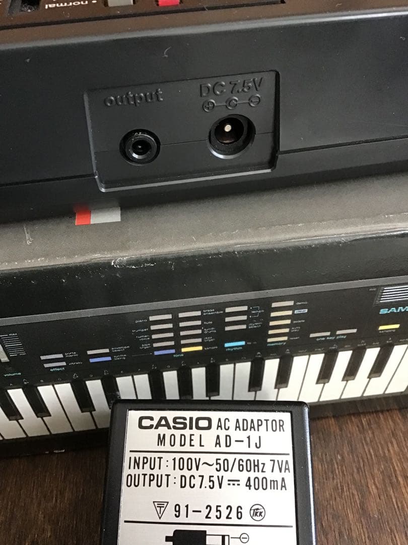 CASIO SK-1 サンプリングキーボード　美品　ACアダプタ　取説　元箱付