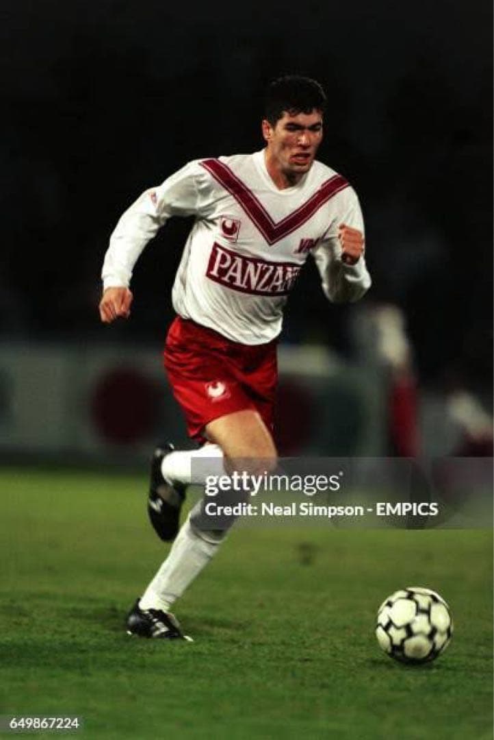 1993 94 ボルドー　ジダン　ユニフォーム