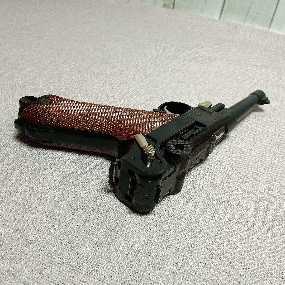 ポイント製 コッキングエアガン ルガーP08 トイガン 18才以上用