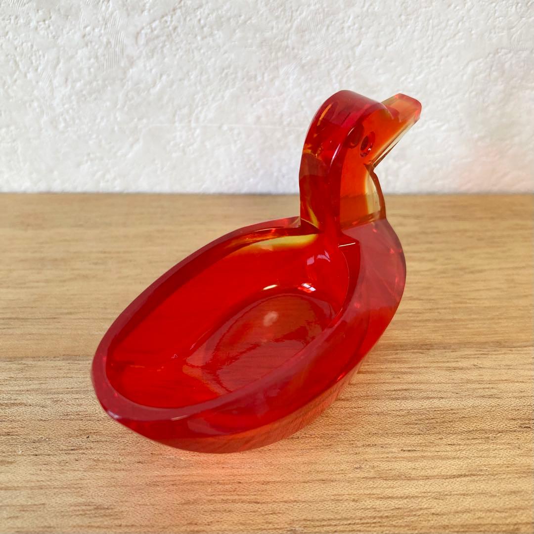 クリスタルガラス　バード　モダン　デザイン　イギリス　ヴィンテージ