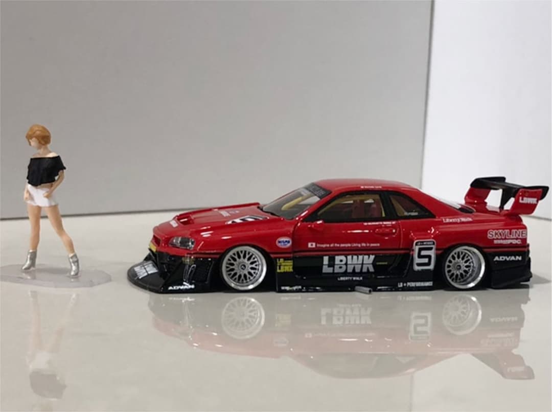 1/64 CM-MODEL LBWK スカイライン(R34) 深リムカスタム