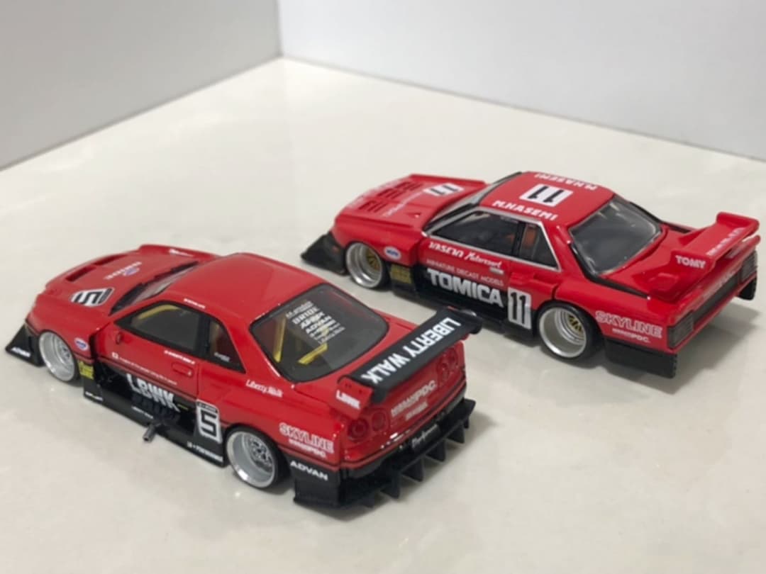 1/64 CM-MODEL LBWK スカイライン(R34) 深リムカスタム