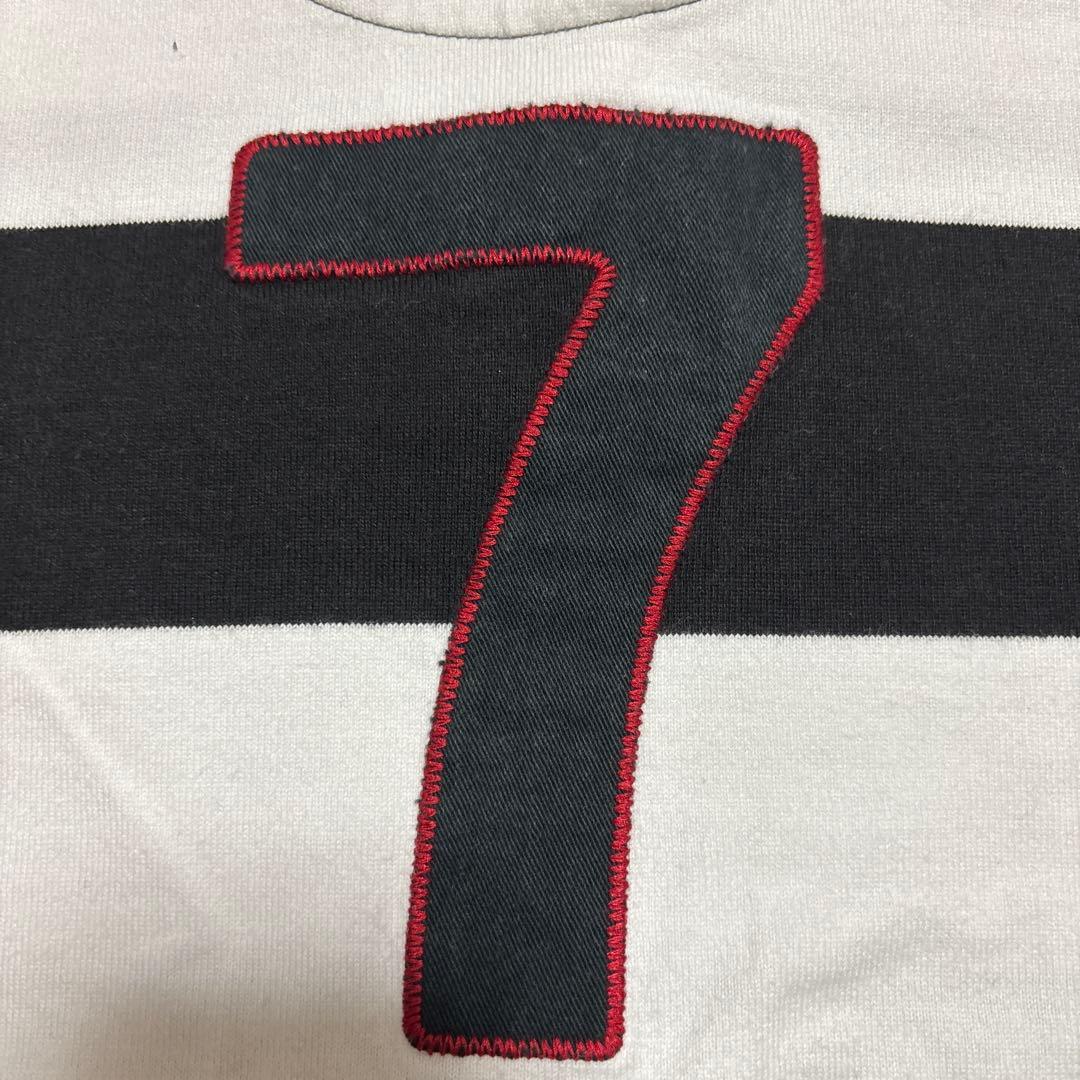 Polo by Ralph Lauren ラガーシャツ XL 白黒ストライプ