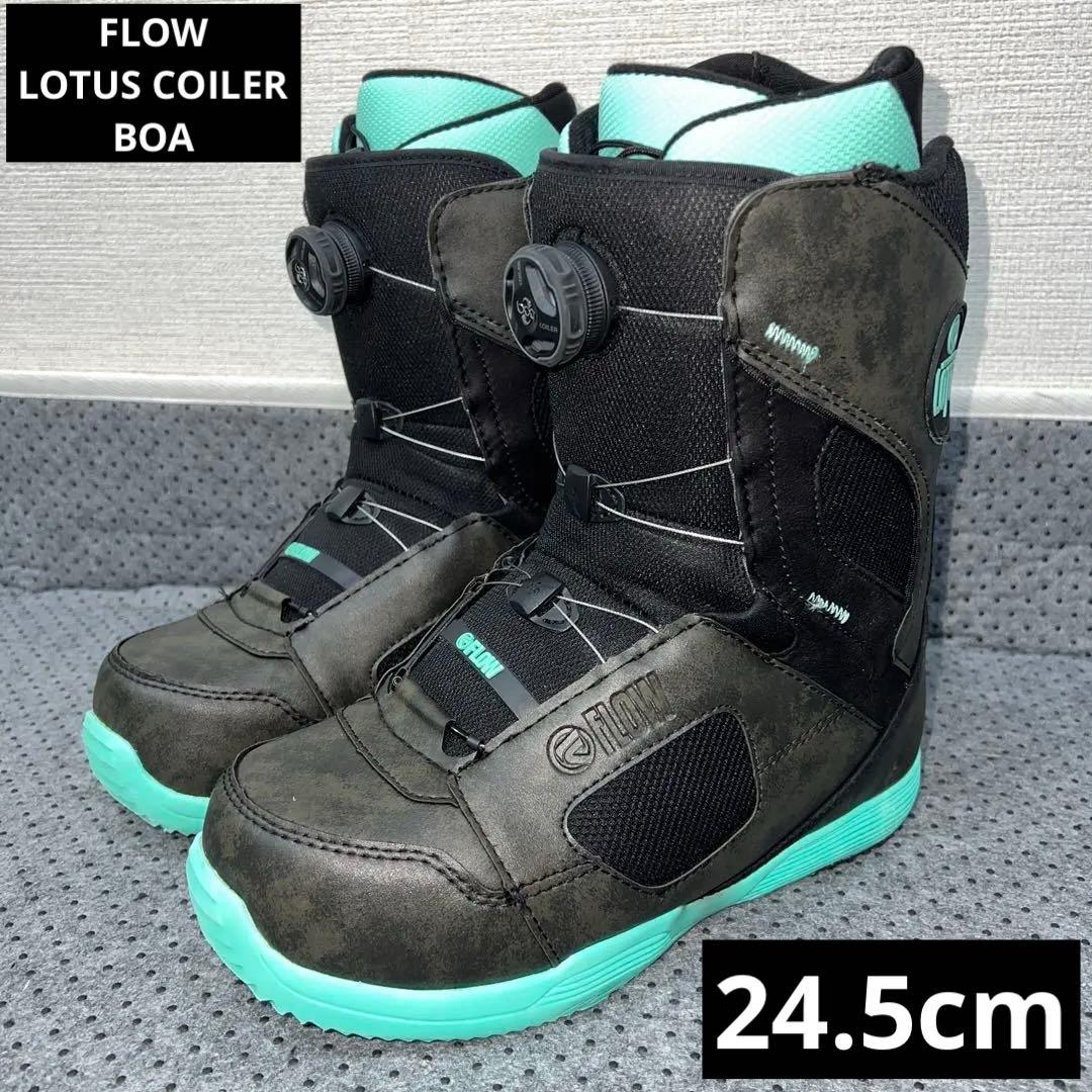 5回使用 24.5cm FLOW LOTUS COILER BOAスノボブーツ