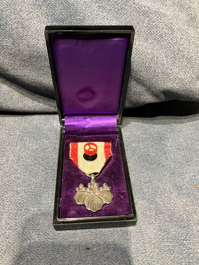 日本軍 軍功徽章 正章＋略章 純正ケース付き 当時物 ヴィンテージ