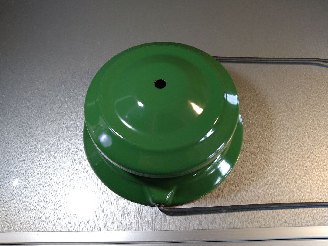 廃盤美品！コールマン　２８５-７４９J　デラックスランタン　人気のアマガエル色！