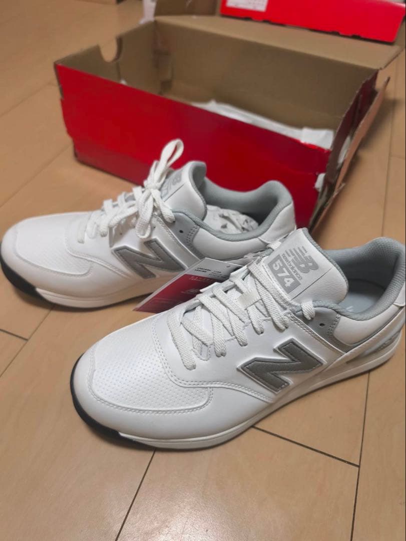 New Balance 574 ホワイト シューズ　新品未使用