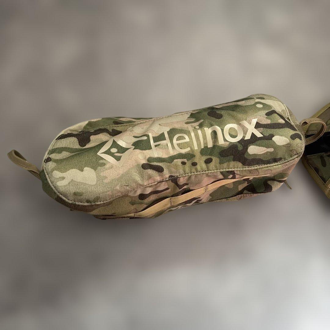 Helinox 迷彩柄 アウトドアチェア　美品