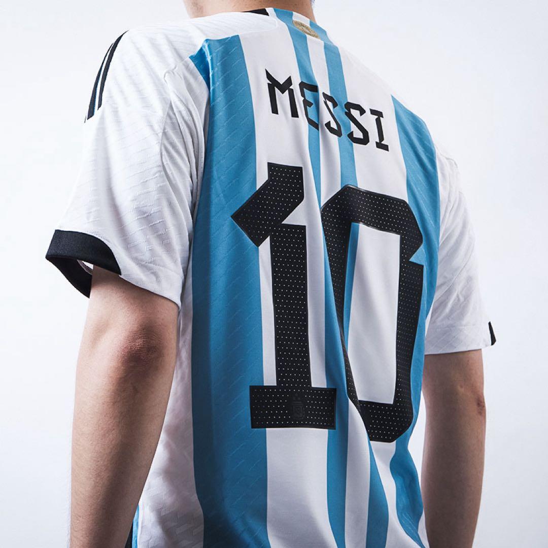 【メッシ アルゼンチン代表 ユニ 10番】W杯パッチ付き 3S 新品タグ付き