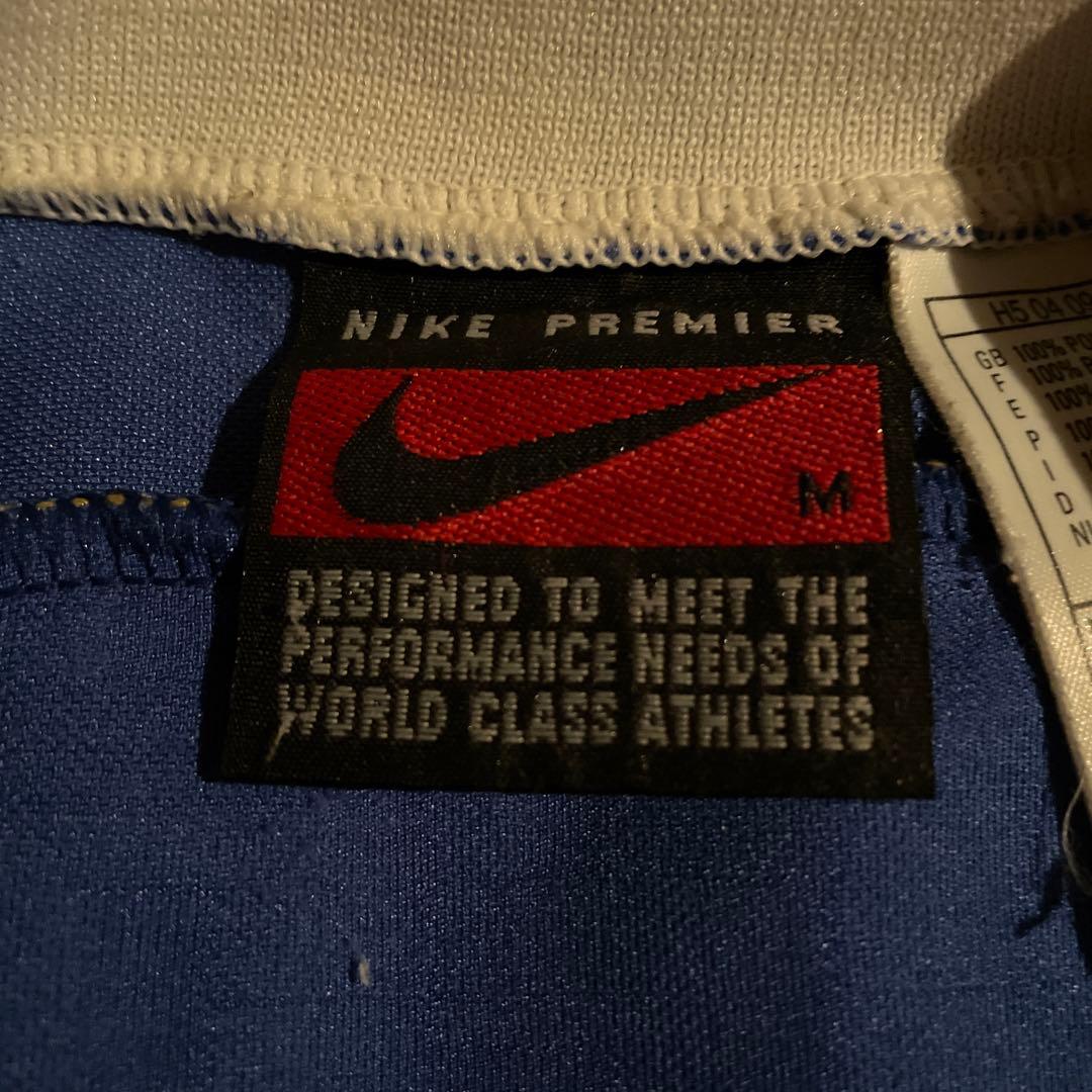 ウェア 90s NIKE soccer italy game shirts M blue