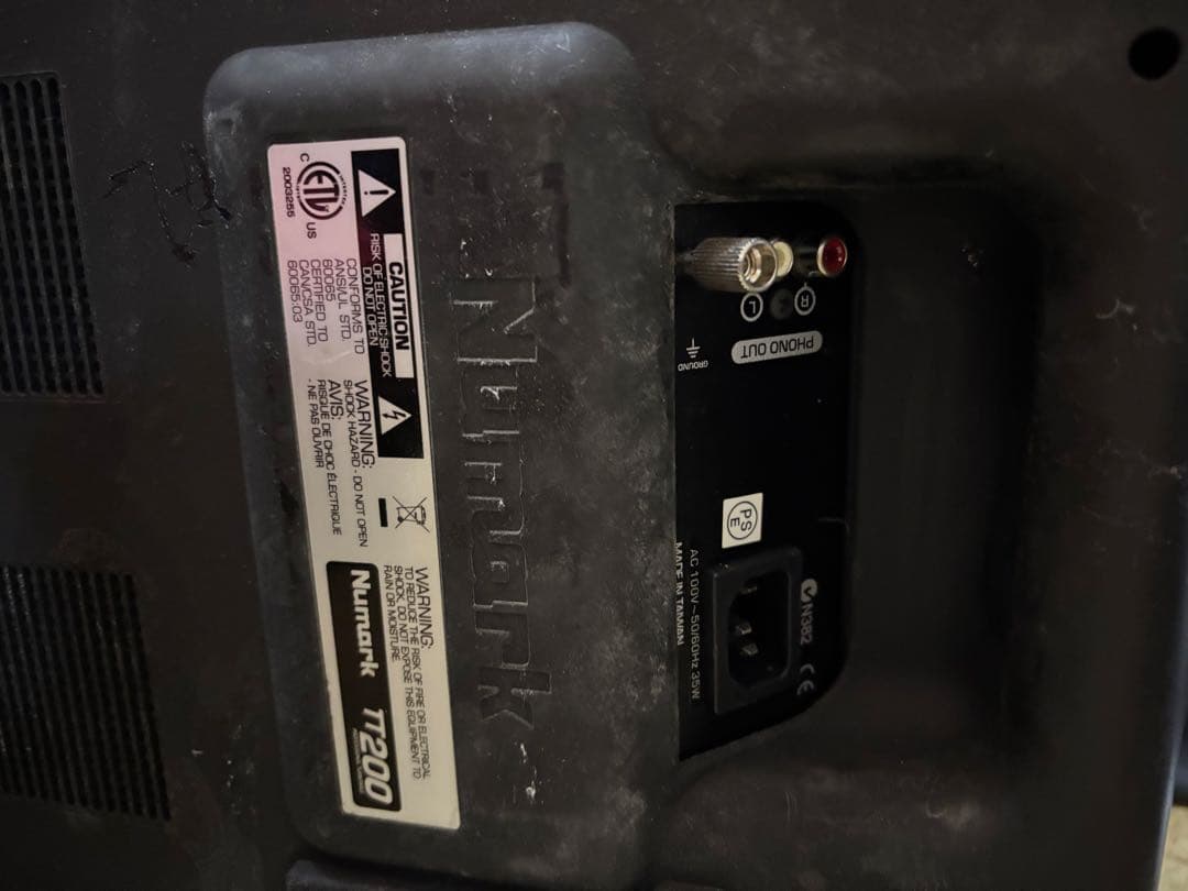 Numark TT200 ターンテーブル