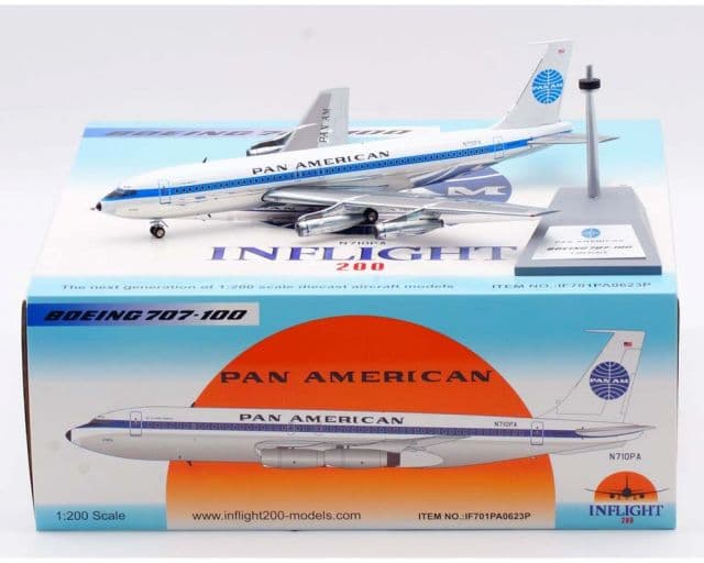 【新品・希少】PANAM パンナム ボーイング707 inflight200