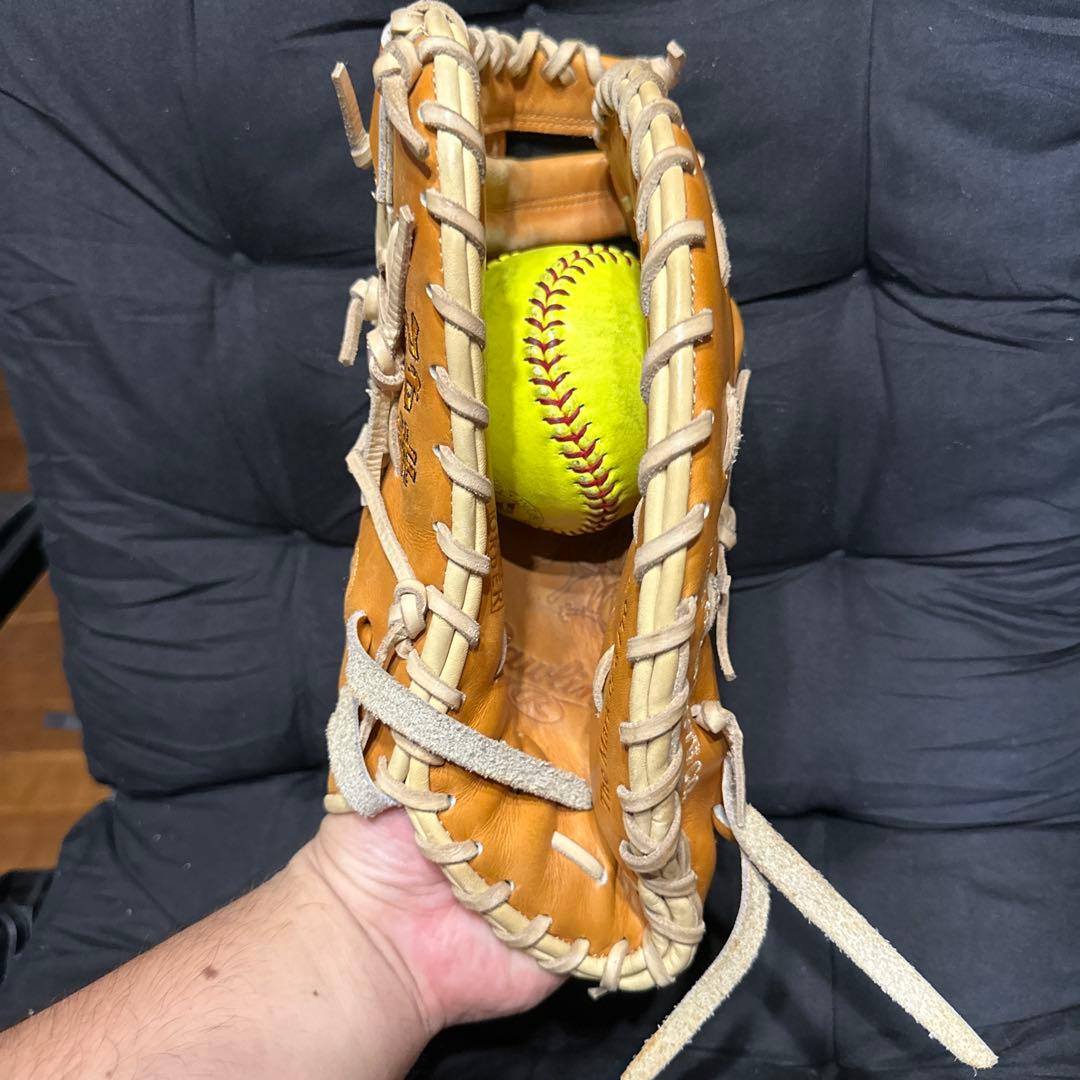 値下げ不可【中古】ローリングス　一般軟式オーダーファーストミット(13 1/2)