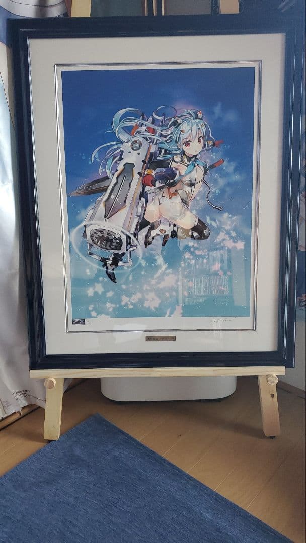 各務原あづみ　藤真拓哉版画