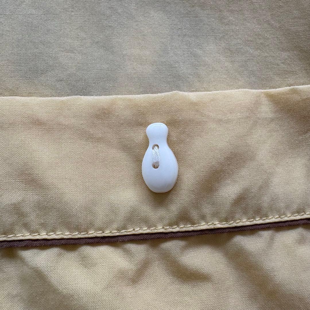 【schott】ショット ボウリングシャツ オープンカラー チェーン刺繍 (L)