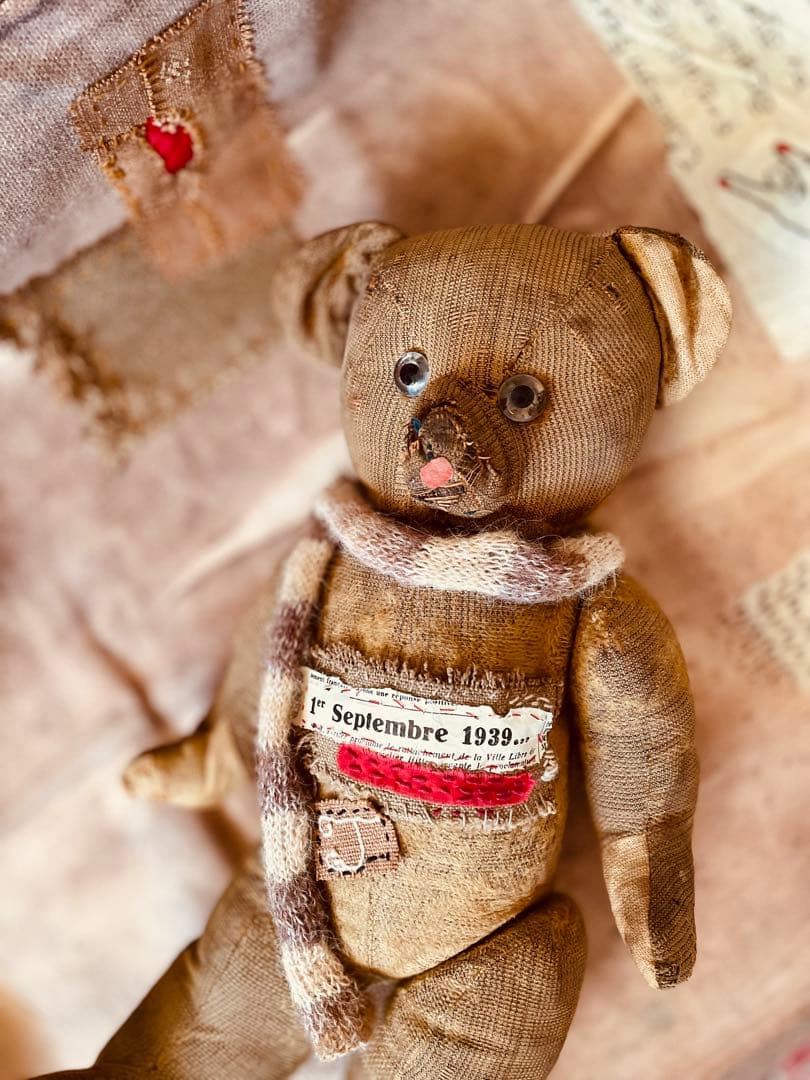 あ*ち様 唯一無二　アンティークベア　襤褸ちゃん