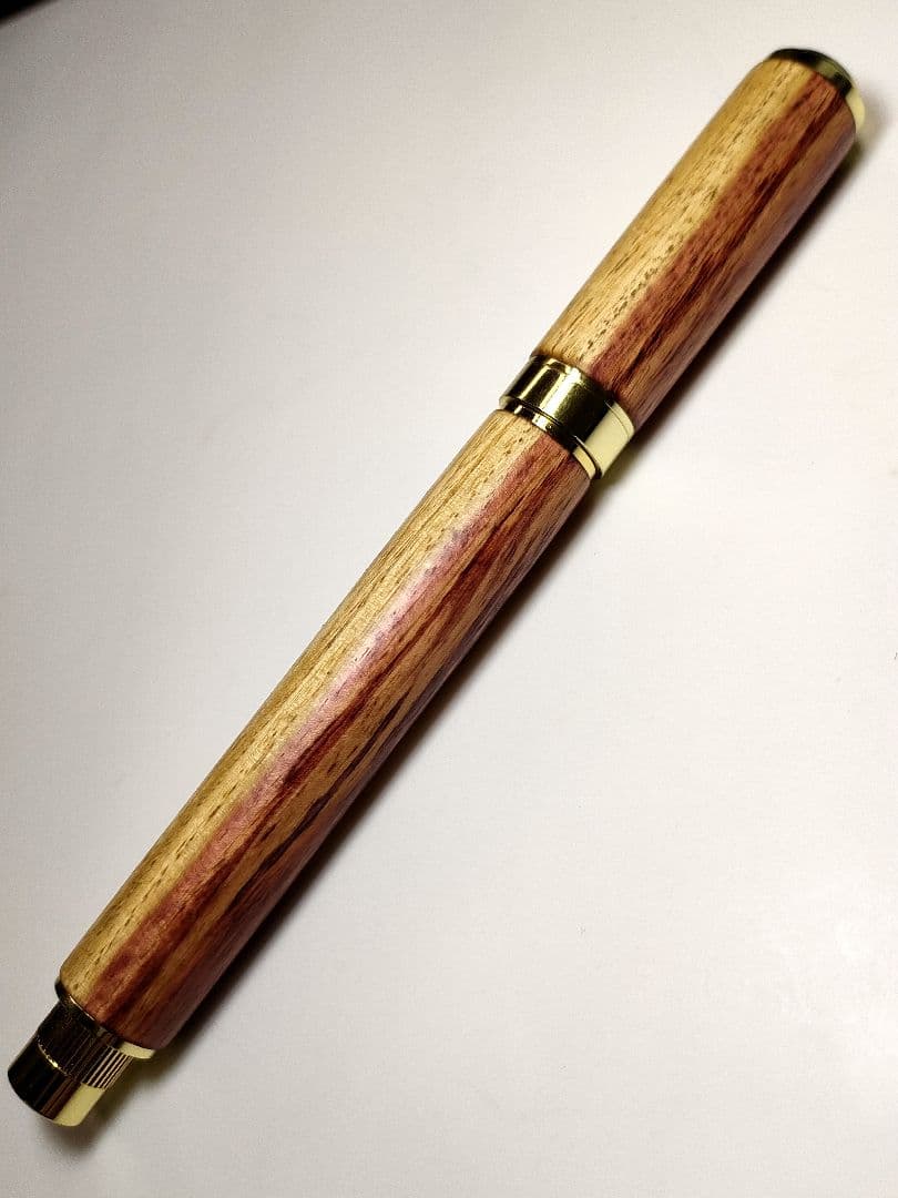 【チューリップウッド（紅白）】グラデュエイト万年筆