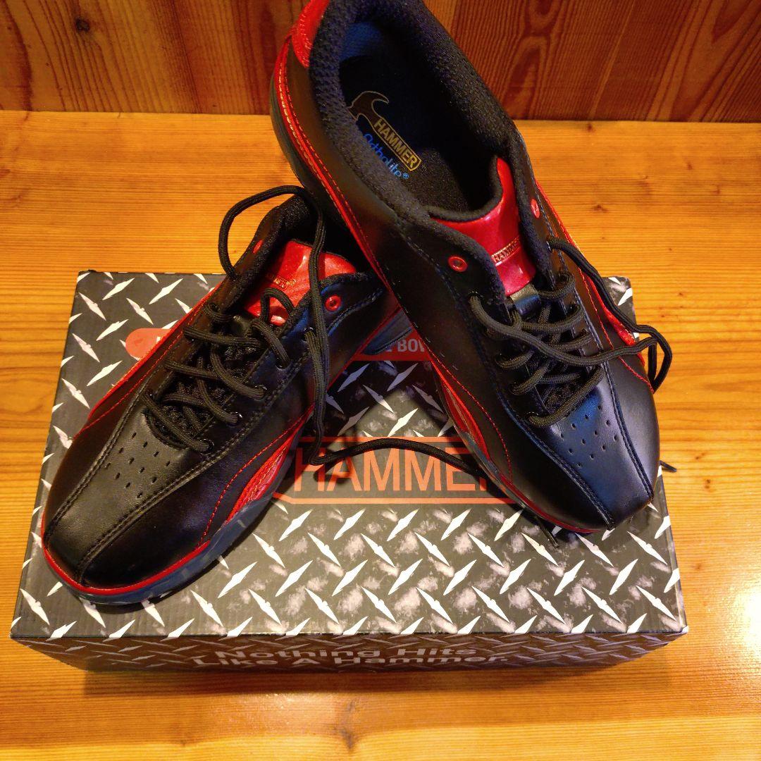Hammer ボウリングシューズ ブラック/レッド27.5センチ