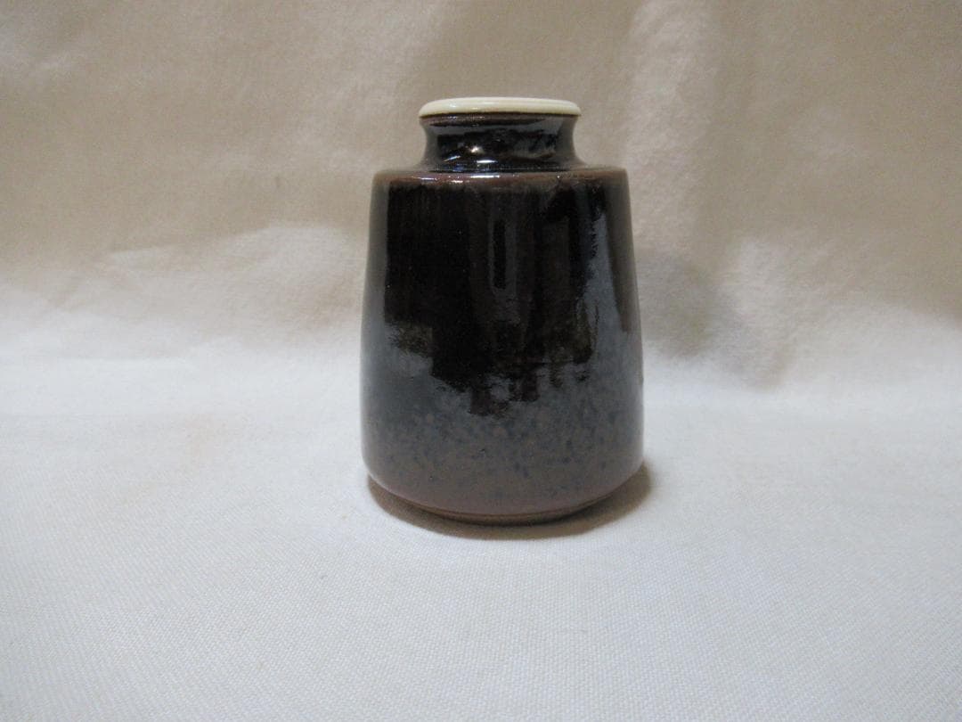 松本鉄山造　広沢金崋山　茶入共箱