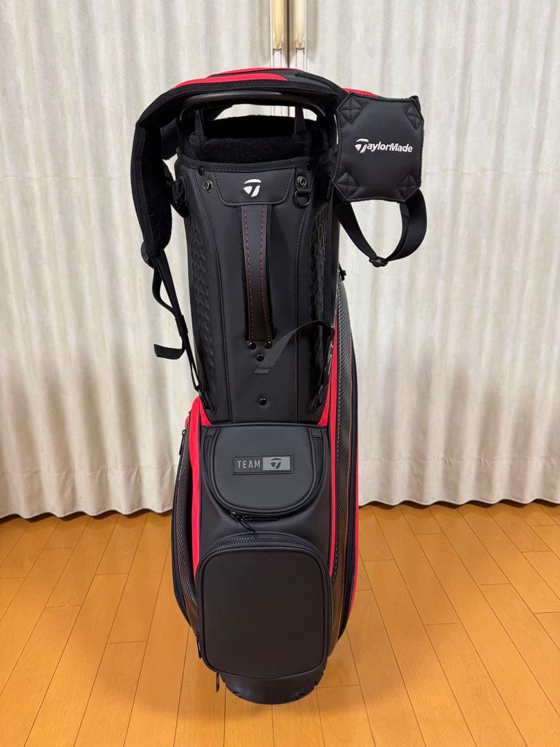 テーラーメイド　ステルス　スタンドバッグ 赤黒