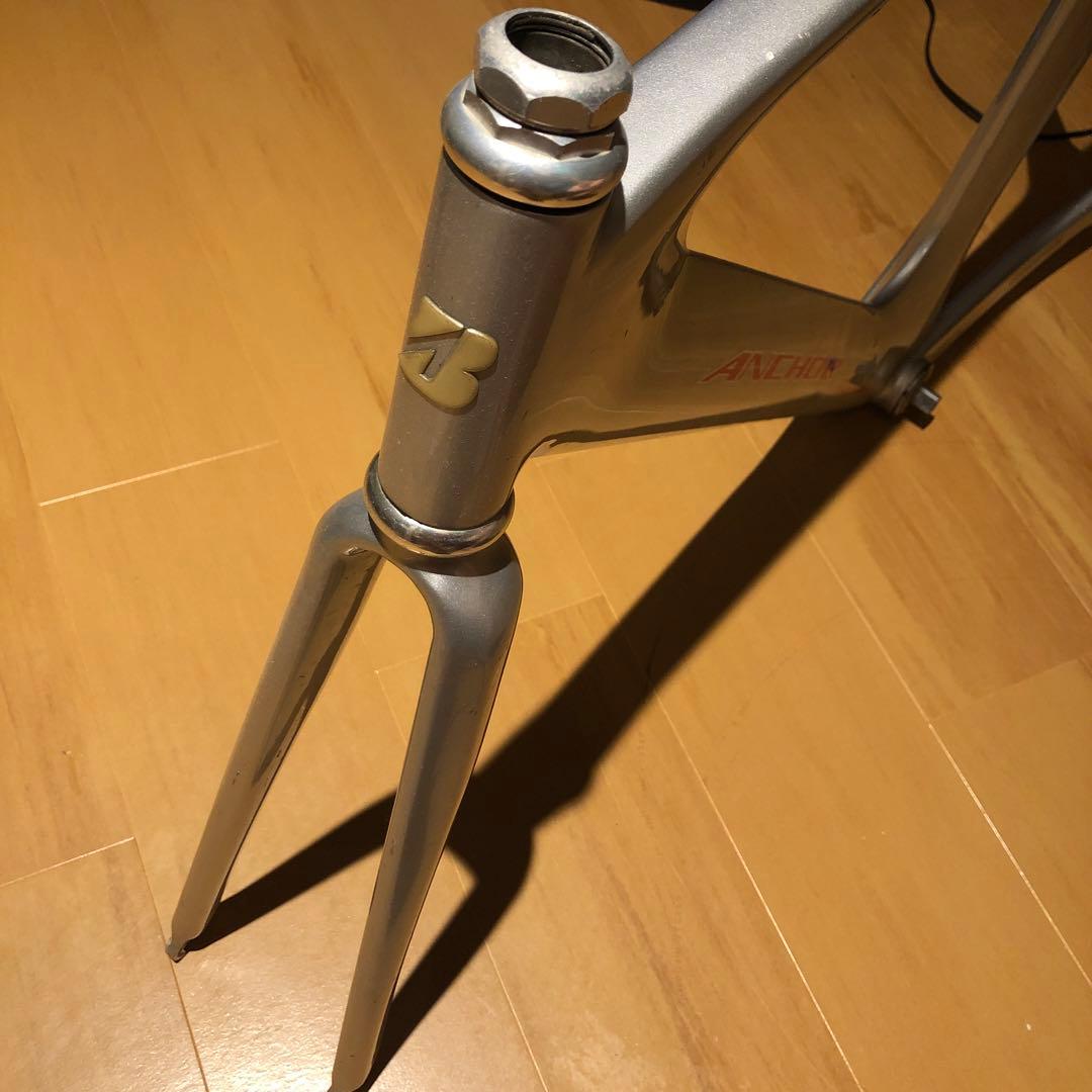 ANCHOR phr7 ピスト 競輪　シルバーフレーム